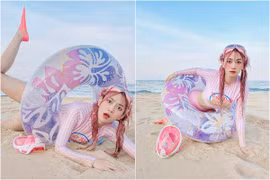 Chẳng cần quá hở hang, "hot girl TikTok" Lê Bống vẫn gây sốt