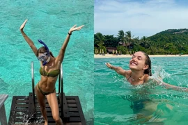 “Nữ VĐV điền kinh đẹp nhất thế giới” mặc bikini đẹp miễn chê