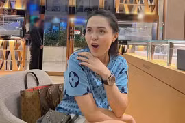 Đi mua đồng hồ tặng chồng, vợ Duy Mạnh dát hàng hiệu kín người