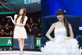 Gái xinh Hàn Quốc tự tin giải đố trên gameshow tiếng Việt