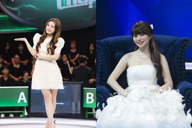 Gái xinh Hàn Quốc tự tin giải đố trên gameshow tiếng Việt