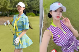 “Nữ thần sân golf” mới của Hàn Quốc trẻ như đôi mươi, đường cong miễn chê