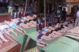 Thực hư clip hàng loạt phụ nữ bán khỏa thân nằm chờ chữa bệnh ở Thái Nguyên