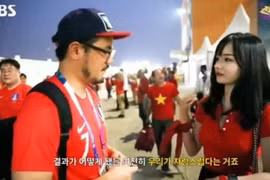 Nữ CĐV Việt Nam khiến dân mạng Hàn Quốc phát cuồng là ai?