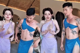 Làm content với bạn trai, Ngân 98 lộ khoảnh khắc nhạy cảm