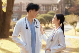 Danh tính cô dâu xinh như hoa hậu với bộ ảnh cưới ngành Y