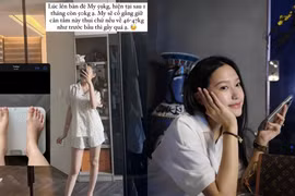 Doãn Hải My tiết lộ cân nặng sau khi sinh bé Lúa, netizen xin vía