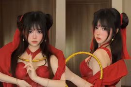 Cosplay Natra phiên bản táo bạo, gái xinh gây tranh cãi lớn