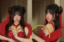 Cosplay Natra phiên bản táo bạo, gái xinh gây tranh cãi lớn