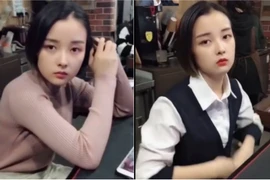 Nữ nhân viên quán trà sữa “đốn tim” khách hàng vì quá xinh