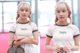 "Cô giáo" Mina Young lộ sắc vóc ngoài đời qua camera "team qua đường"