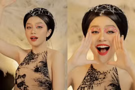 Hoá Thị Màu, "bà hoàng biến hình" Quỳnh Thi lại khiến netizen trầm trồ