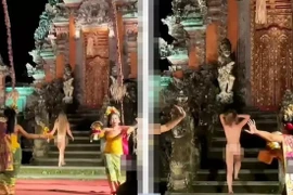 Du khách khỏa thân, múa lố lăng ở đền thiêng nhận cái kết đắng
