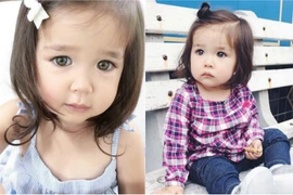 "Tan chảy" trái tim vì thiên thần nhí lai Hàn – Mỹ