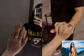 Vợ Quế Ngọc Hải khoe nhẫn kim cương, quyến luyến khi chồng xa nhà