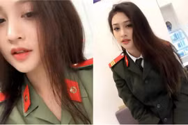 Lộ danh tính cô gái xinh đẹp mặc quân phục khiến CĐM xôn xao