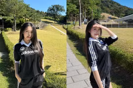 Doãn Hải My tranh thủ vi vu Hàn Quốc khi chồng đi trị liệu