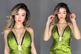 "Hoa hậu ăn chơi" Julia Hồ diện váy ngủ khoe body mướt mắt