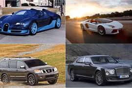 Những nhà vô địch... “uống xăng” trong thế giới xe