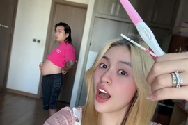 "Hot girl trứng rán" thông báo có tin vui, tạo bất ngờ cho chồng 