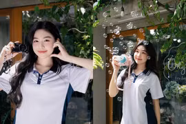 Con gái MC Quyền Linh đẹp chuẩn thanh xuân vườn trường ra sao?