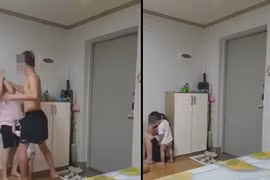 Phẫn nộ clip chồng Hàn Quốc đánh vợ Việt gãy xương trước mặt con nhỏ 