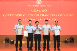 Tổng Thanh tra Chính phủ bổ nhiệm 4 công chức lãnh đạo quản lý