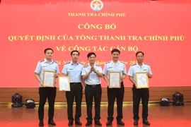 Tổng Thanh tra Chính phủ bổ nhiệm 4 công chức lãnh đạo quản lý