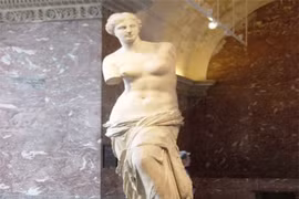 Khó giải tượng thần Vệ Nữ Milo cụt cả hai tay
