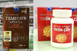 Thực phẩm bảo vệ sức khoẻ Thasucavn Plus và Hoạt huyết dưỡng não Thiên Cân bị tạm dừng lưu thông