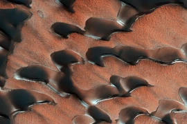 Chấn động ảnh hiếm về mùa đông trên Hỏa tinh vừa công bố 