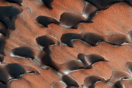 Chấn động ảnh hiếm về mùa đông trên Hỏa tinh vừa công bố 