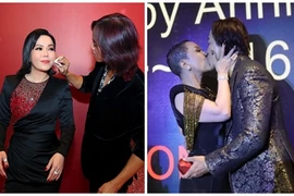 Nữ danh hài giàu nhất Vbiz Việt Hương tình tứ bên chồng 