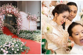 Khánh Thi bật khóc trong lễ rước dâu