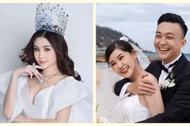 Lê Âu Ngân Anh từ rùm beng hoa hậu đến cô dâu hạnh phúc