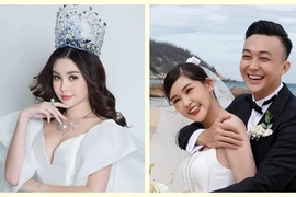 Lê Âu Ngân Anh từ rùm beng hoa hậu đến cô dâu hạnh phúc