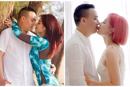 Loạt ảnh tình tứ “ngọt lịm” của MC Hoàng Linh - Mạnh Hùng 