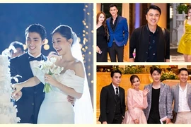 Sao Việt nô nức dự đám cưới Phương Nga - Bình An