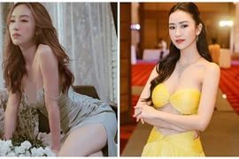 Nhan sắc Á hậu Hà Thu phủ nhận tin đồn bị đánh ghen