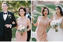 MC Kỳ Duyên gợi cảm làm phù dâu ở tuổi U60