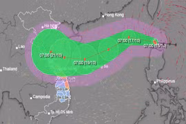 Tối 16/10, bão Nesat vào Biển Đông, khả năng mạnh thêm