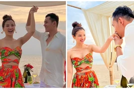 Phương Trinh Jolie và chồng trẻ hẹn hò lãng mạn trước đám cưới