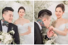 Ảnh cưới của ca sĩ Vũ Duy Khánh và bạn gái kém 10 tuổi