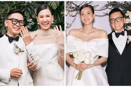 Dương Mỹ Linh xinh đẹp, rạng ngời trong đám cưới