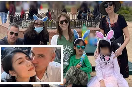 Ngọc Quyên đưa mẹ và con trai đi chơi cùng bạn trai ngoại quốc