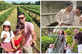 Kỳ nghỉ hè ở nước ngoài của hai gia đình Hà Anh - Hà Hồ