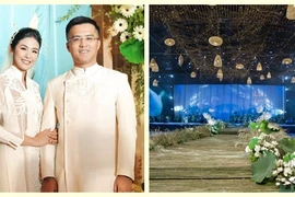 Đám cưới đậm hồn quê Việt của Hoa hậu Ngọc Hân