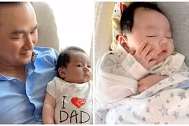 Con trai 3 tháng tuổi nhìn cưng muốn xỉu của Chi Bảo và vợ trẻ