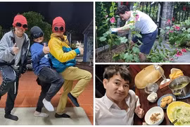 Hình ảnh đời thường làm giám đốc của nghệ sĩ Xuân Bắc