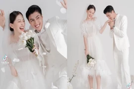 Rần rần hậu trường chụp ảnh cưới của Phương Nga - Bình An: Quá 'xứng đôi vừa lứa'